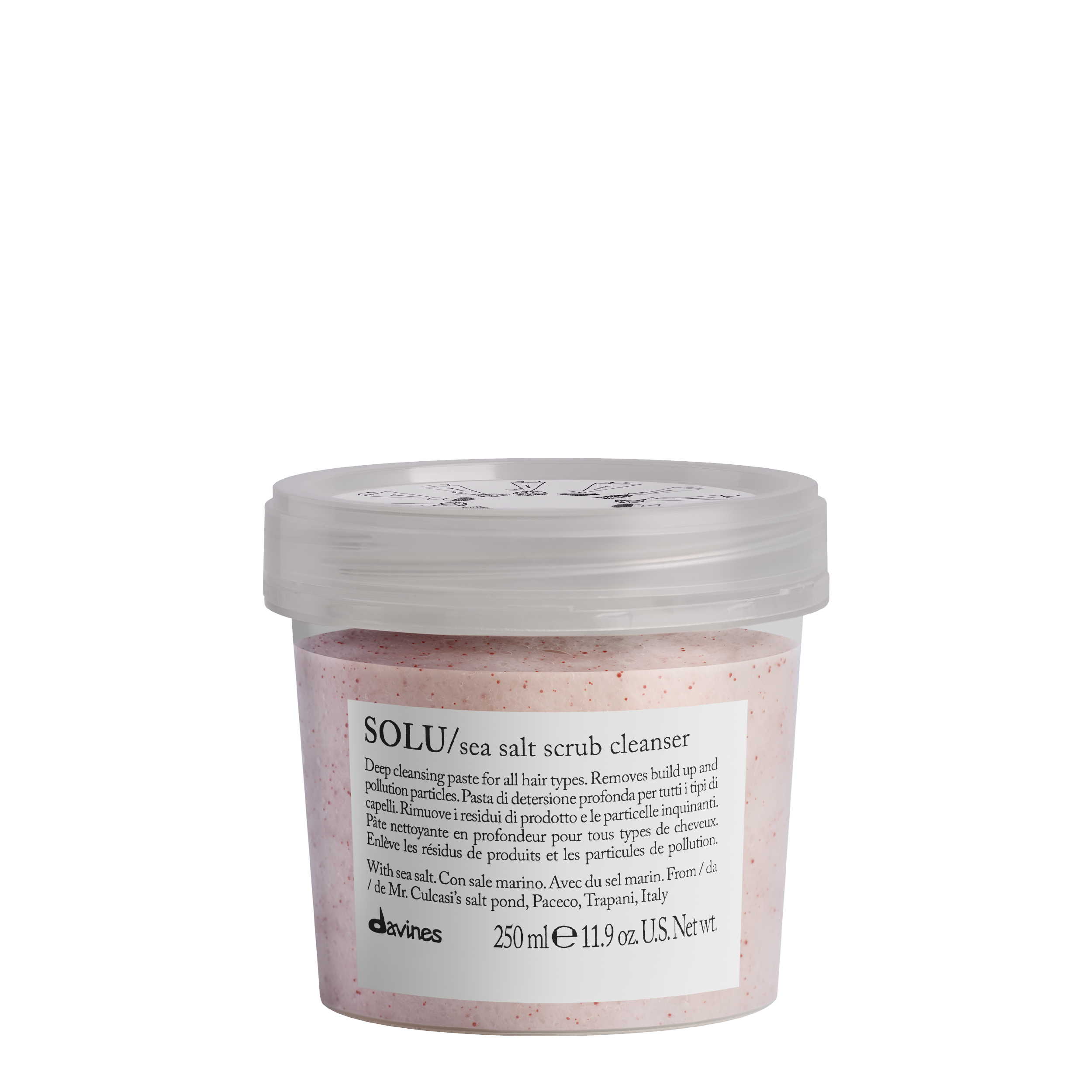 SOLU/ SEA SALT SCRUB CLEANSER